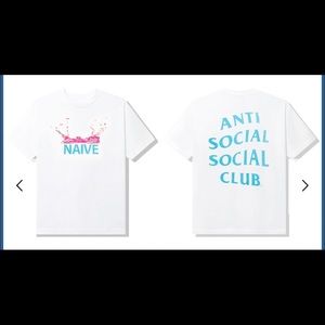 DS SS22 ASSC Naive A Drop In The Bucket White Tee